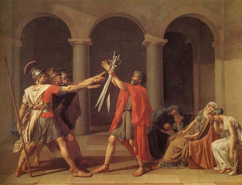 Jacques-Louis David Oath of the Horatii